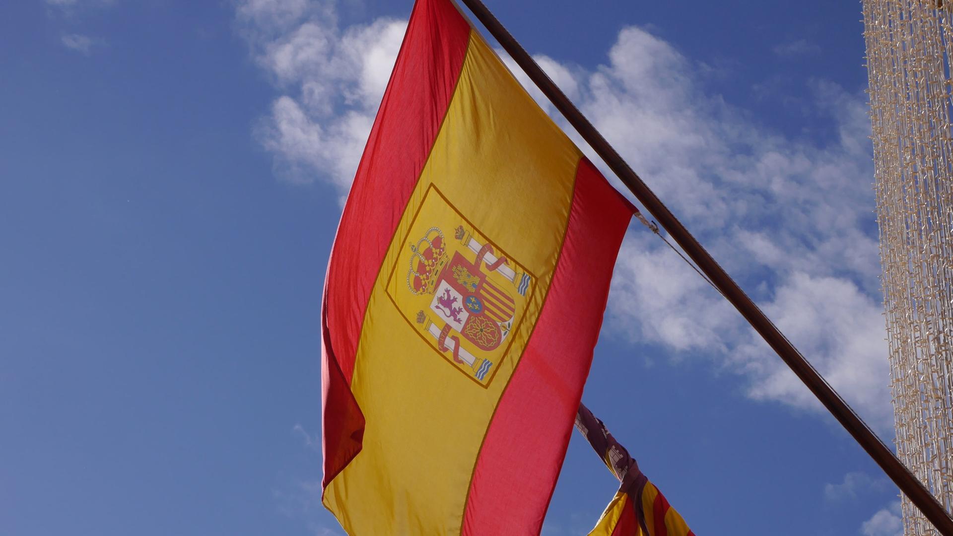 Nationalflagge Königreich Spanien Nationalflagge Königreich Spanien