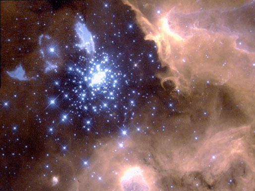 In der Galaxie NGC 6303 werden gerade unzählige Sterne geboren.