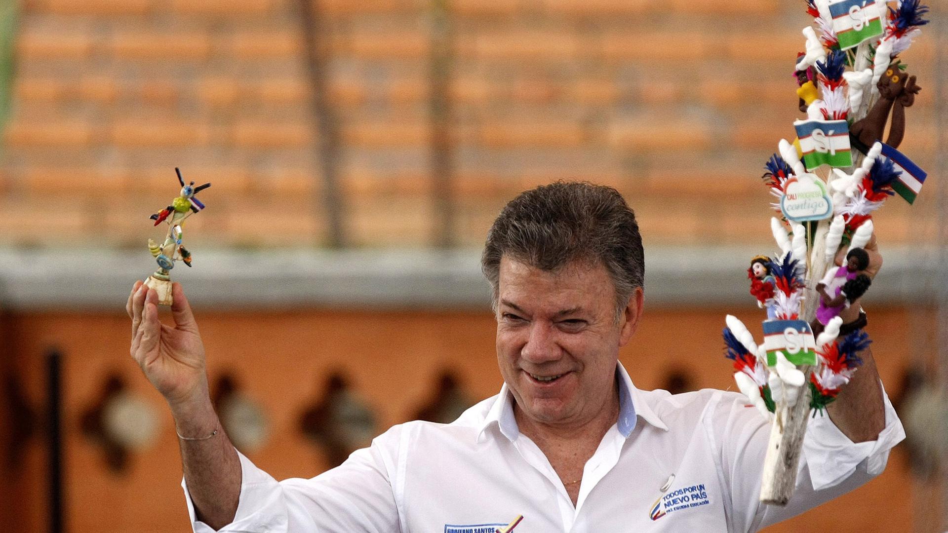 Kolumbiens Präsident Juan Manuel Santos im Juli 2016. Kolumbiens Präsident Juan Manuel Santos im Juli 2016.