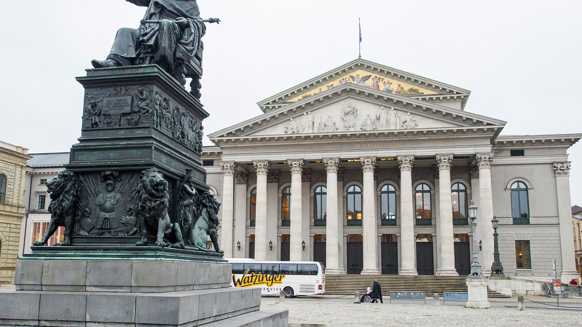 Blick auf die Bayerische Staatsoper Blick auf die Bayerische Staatsoper