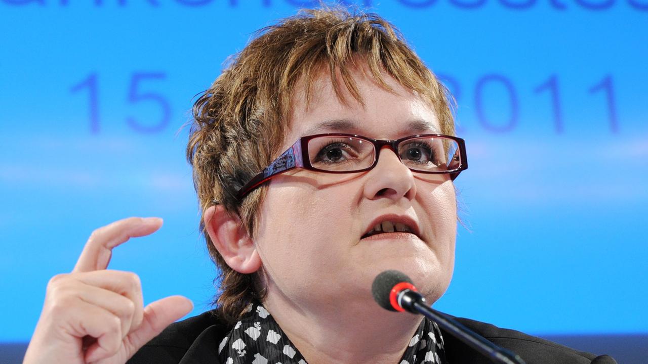 Sabine Lautenschläger, Mitglied im Direktorium der Europäischen Zentralbank. Sabine Lautenschläger, Mitglied im Direktorium der Europäischen Zentralbank.