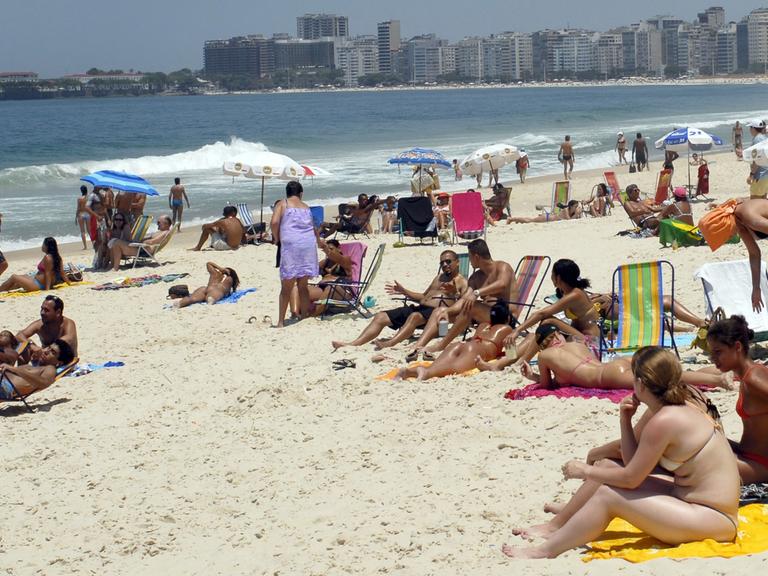Strandleben an der Copacabana