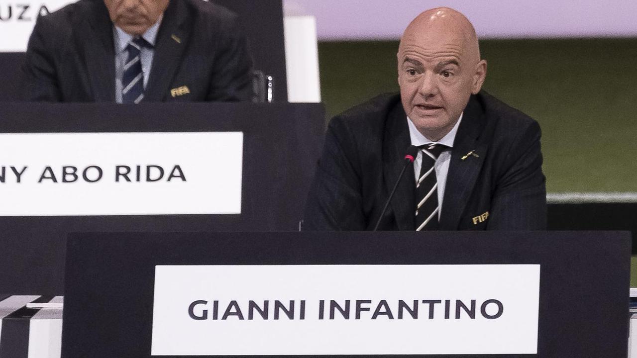 Gianni Infantino auf dem Wahlkongress der FIFA Gianni Infantino auf dem Wahlkongress der FIFA