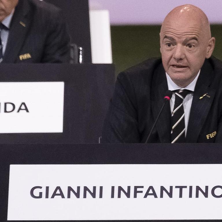 Gianni Infantino auf dem Wahlkongress der FIFA