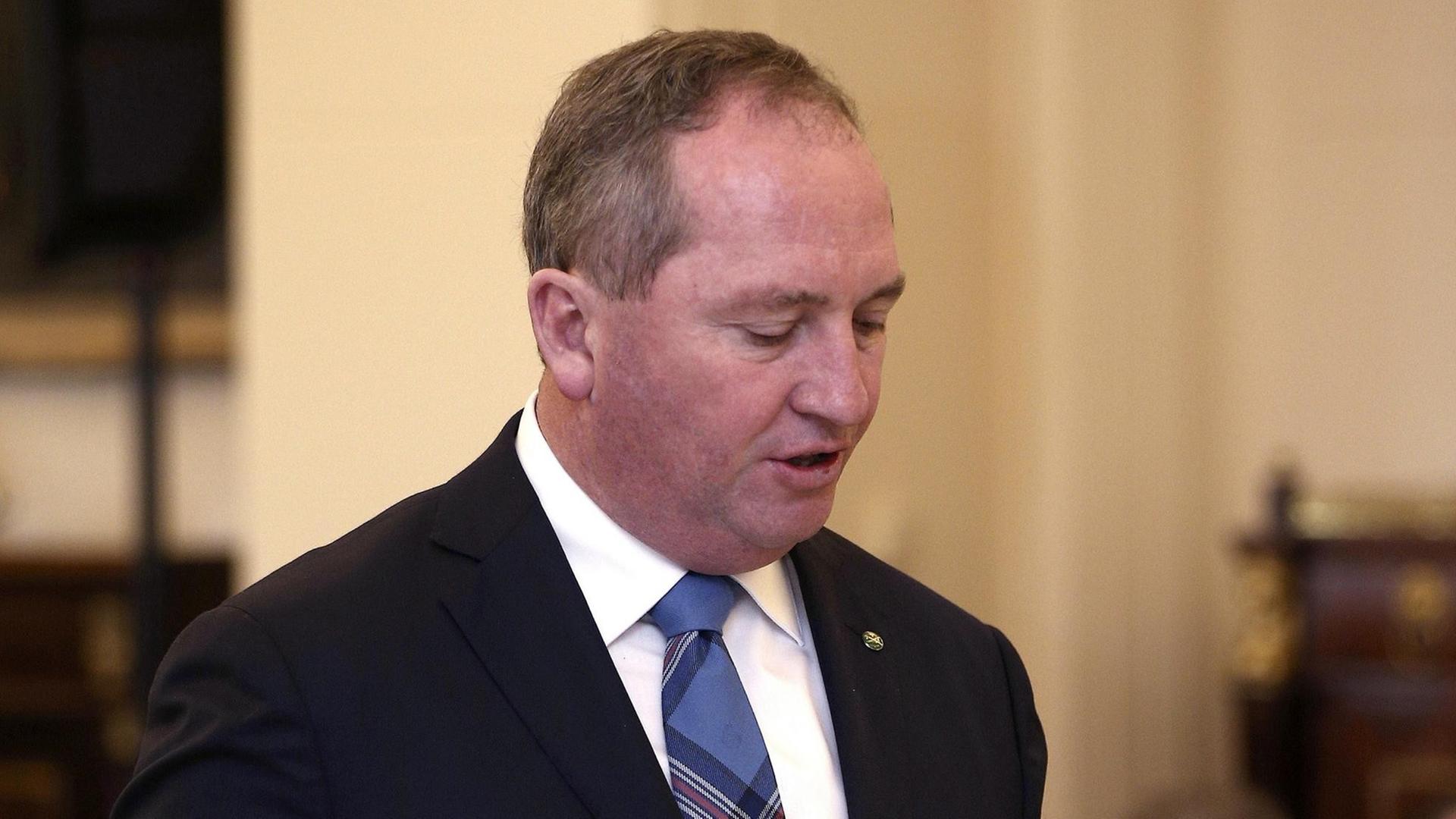 Vize-Regierungschef Barnaby Joyce verliert sein Parlamentsmandat. Vize-Regierungschef Barnaby Joyce verliert sein Parlamentsmandat.