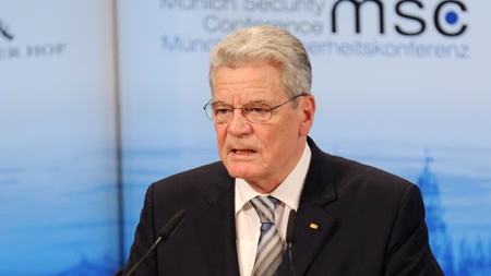 Bundespräsident Joachim Gauck spricht bei der 50. Münchener Sicherheitskonferenz 