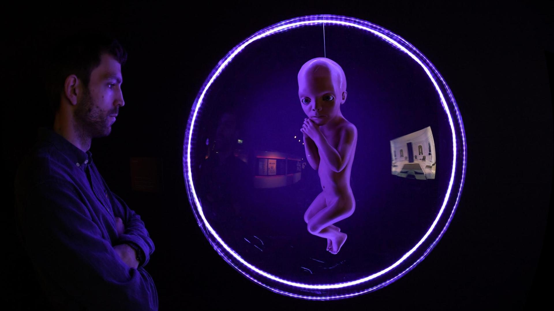 Das Exponat "Starchild" ist in der Ausstellung "Kubricks 2001. 50 Jahre A Space Odyssey" im Deutschen Filmmuseum zu sehen. Aus Anlass des 50. Jahrestags der Erstaufführung des Films gibt die Ausstellung vom 21. März bis zum 23. September 2018 Einblicke in die Entstehungsgeschichte des Science-Fiction-Klassikers. Das Exponat "Starchild" ist in der Ausstellung "Kubricks 2001. 50 Jahre A Space Odyssey" im Deutschen Filmmuseum zu sehen. Aus Anlass des 50. Jahrestags der Erstaufführung des Films gibt die Ausstellung vom 21. März bis zum 23. September 2018 Einblicke in die Entstehungsgeschichte des Science-Fiction-Klassikers.