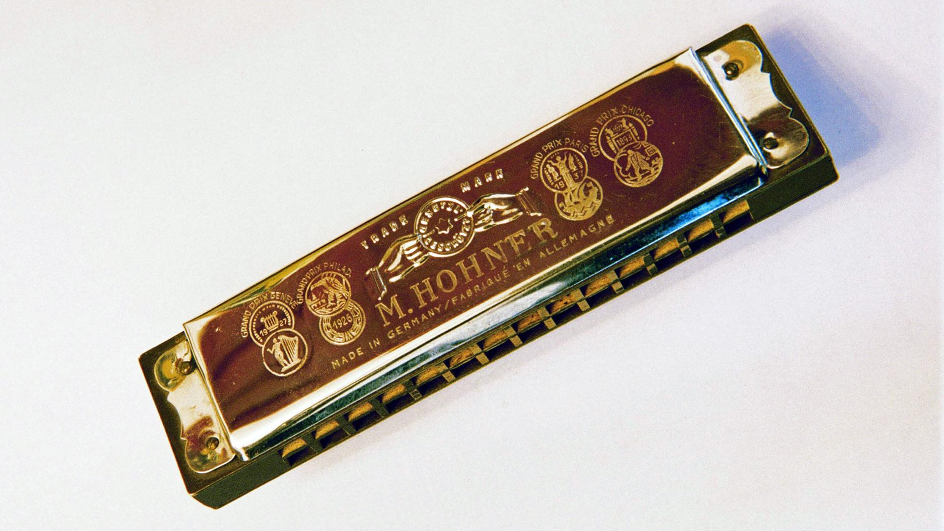 Mundharmonika der Marke "Hohner" Mundharmonika der Marke "Hohner"