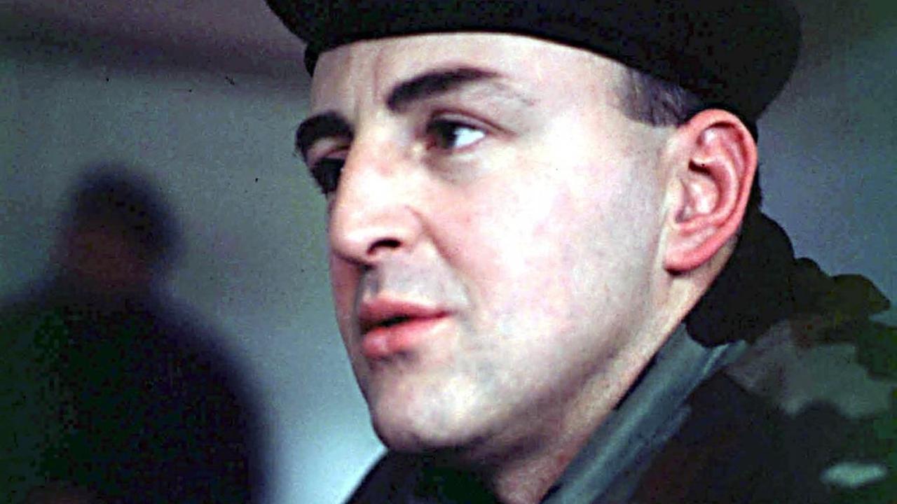 Porträt von Arkan, dem "Chef der serbischen Milizen" in Jugoslawien im April 1999.