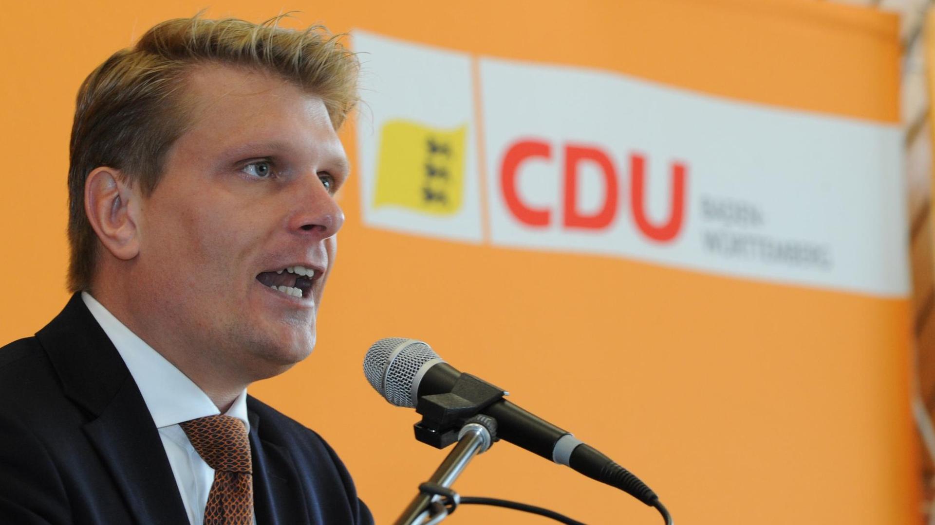 Der Vorsitzende des CDU-Bezirksverbandes Württemberg-Hohenzollern, Thomas Bareiß Der Vorsitzende des CDU-Bezirksverbandes Württemberg-Hohenzollern, Thomas Bareiß