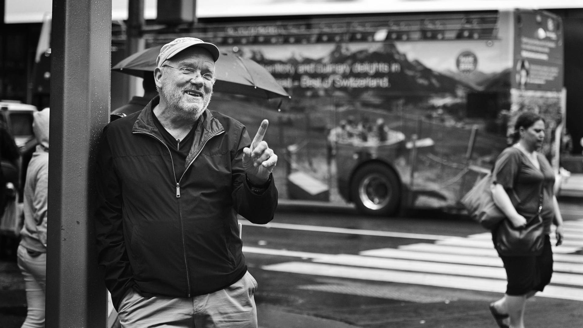 Porträt von Peter Lindbergh. Porträt von Peter Lindbergh.