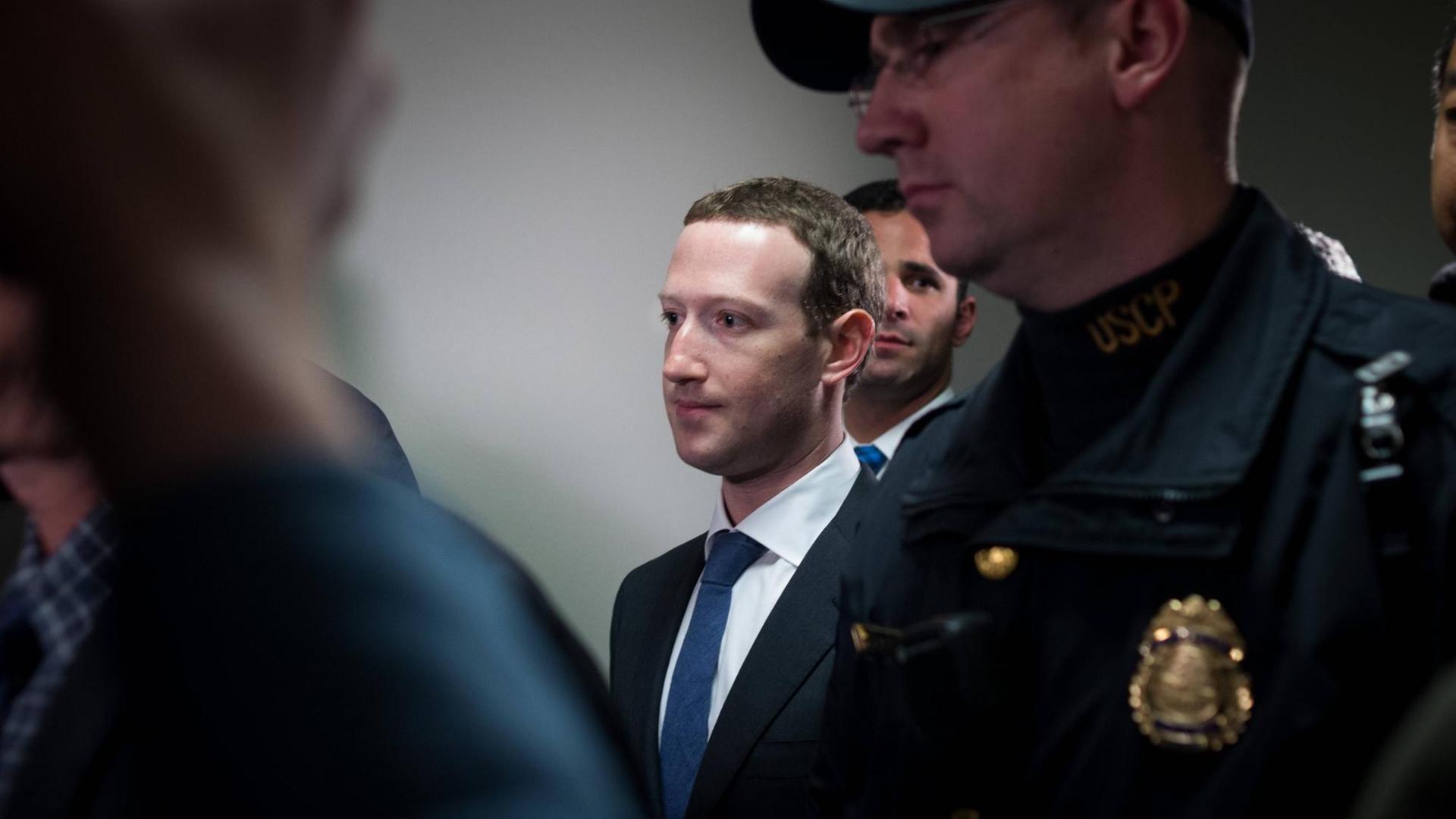 April 9, 2018 - Washington, District of Columbia, U.S - Facebook CEO Mark Zuckerberg meets with senators on Capitol Hill before his appearance at two congressional hearings this week. Washington U.S. April 9, 2018 - Washington, District of Columbia, U.S - Facebook CEO Mark Zuckerberg meets with senators on Capitol Hill before his appearance at two congressional hearings this week. Washington U.S.