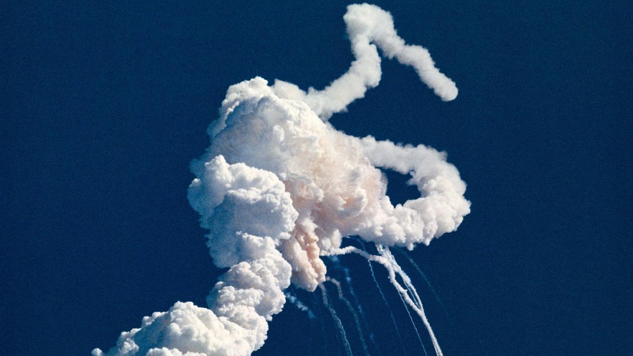 Explosion der Challenger