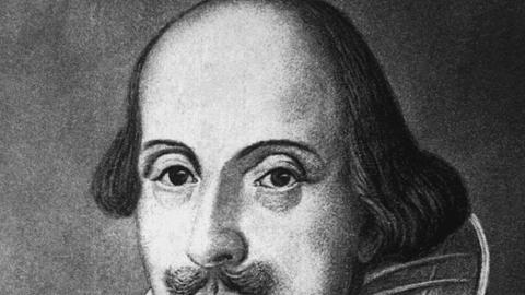 William Shakespeare in einer zeitgenössischen Darstellung (