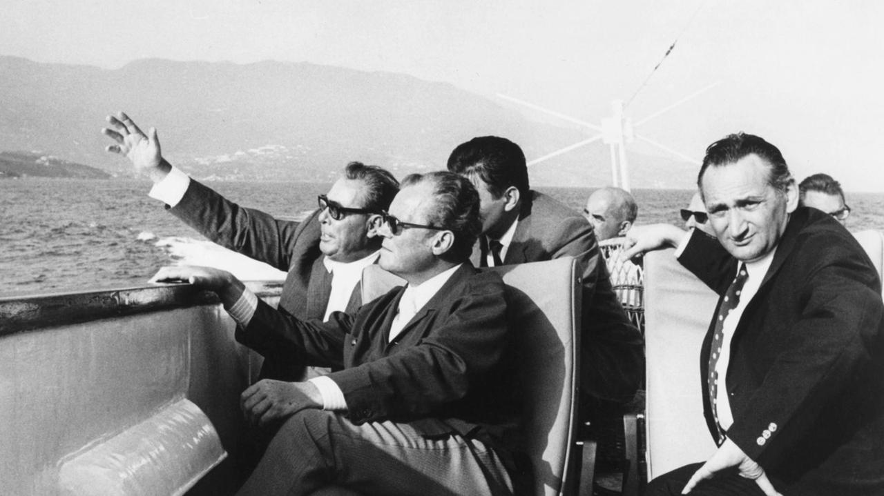 Treffen des damaligen Bundeskanzlers Willy Brandt mit dem Generalsekretär der KPdSU Leonid Breschnew in Oreanda auf der Krim im 16.18. September 1971.