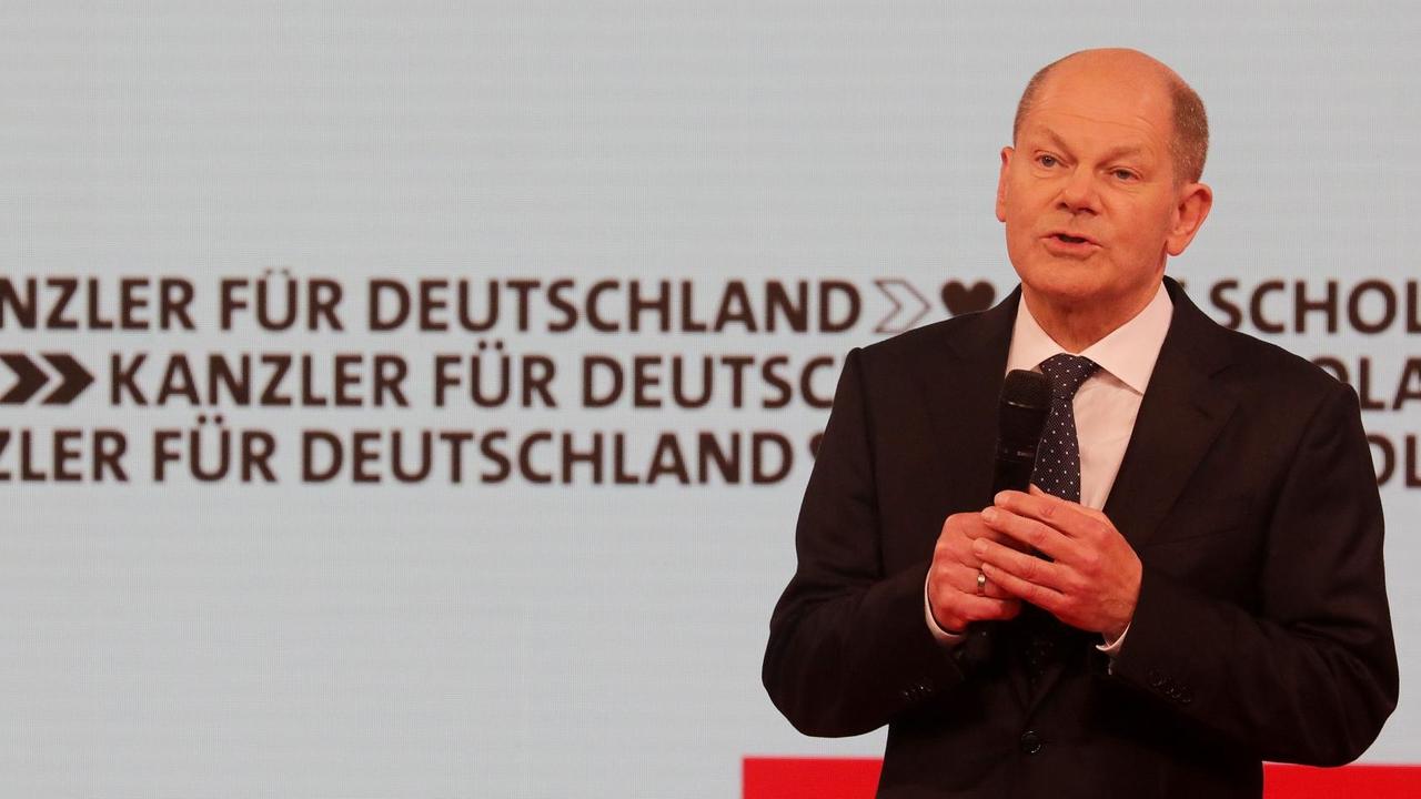 Olaf Scholz, Bundesfinanzminister und Kanzlerkandidat der SPD Olaf Scholz, Bundesfinanzminister und Kanzlerkandidat der SPD