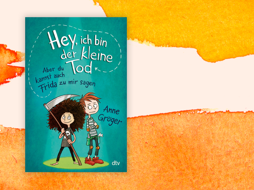 Zu sehen ist das Cover des Buches "Hey, ich bin der kleine Tod" von Anne Gröger.
