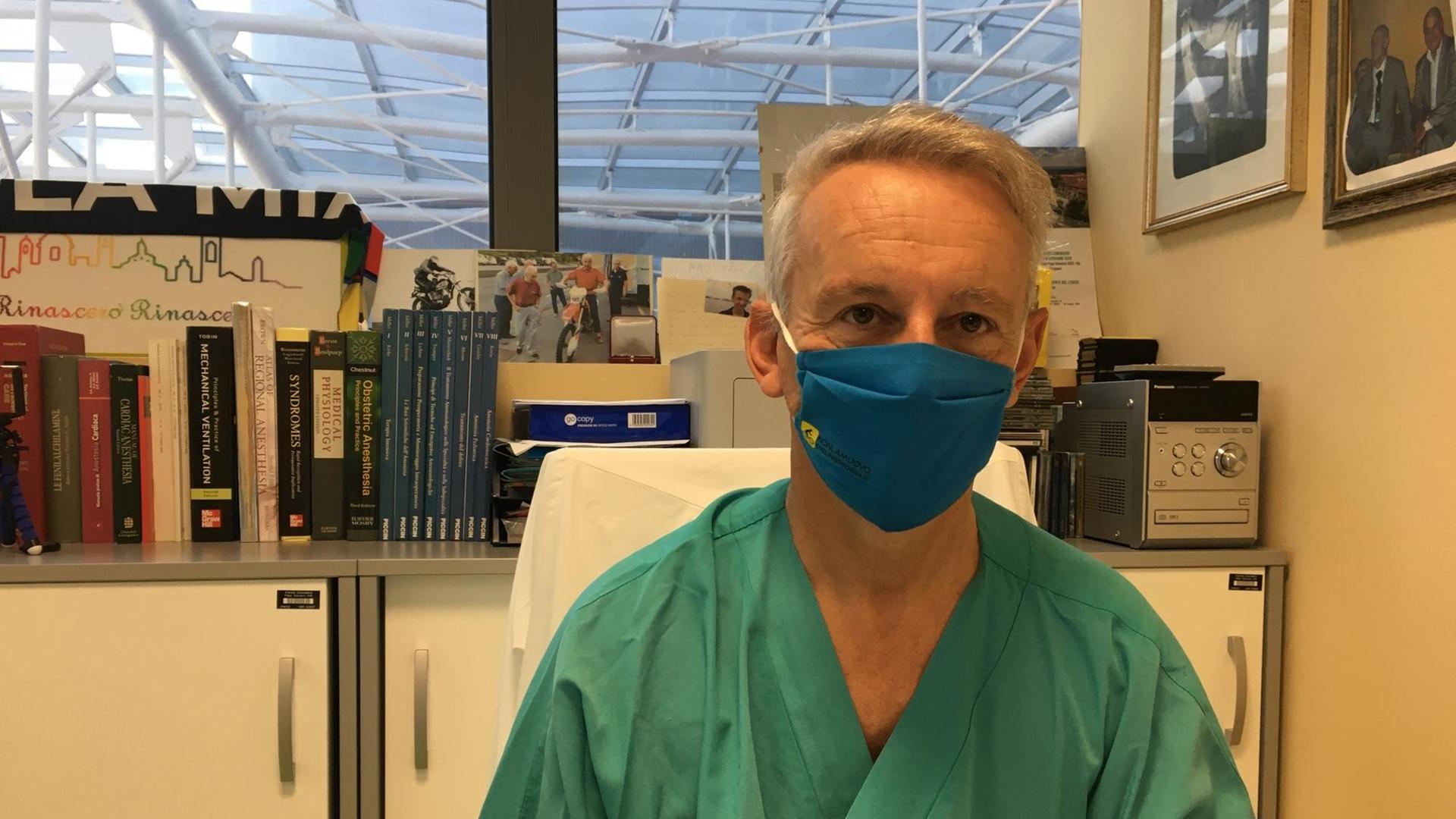 Dr. Luca Lorini, Leiter der Intensivsation des Krankenhauses Papa Giovanni XXIII in Bergamo. Dr. Luca Lorini, Leiter der Intensivsation des Krankenhauses Papa Giovanni XXIII in Bergamo.