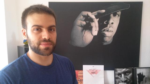 Der israelische DJ Nadav Neeman bei seinem Besuch in Berlin.