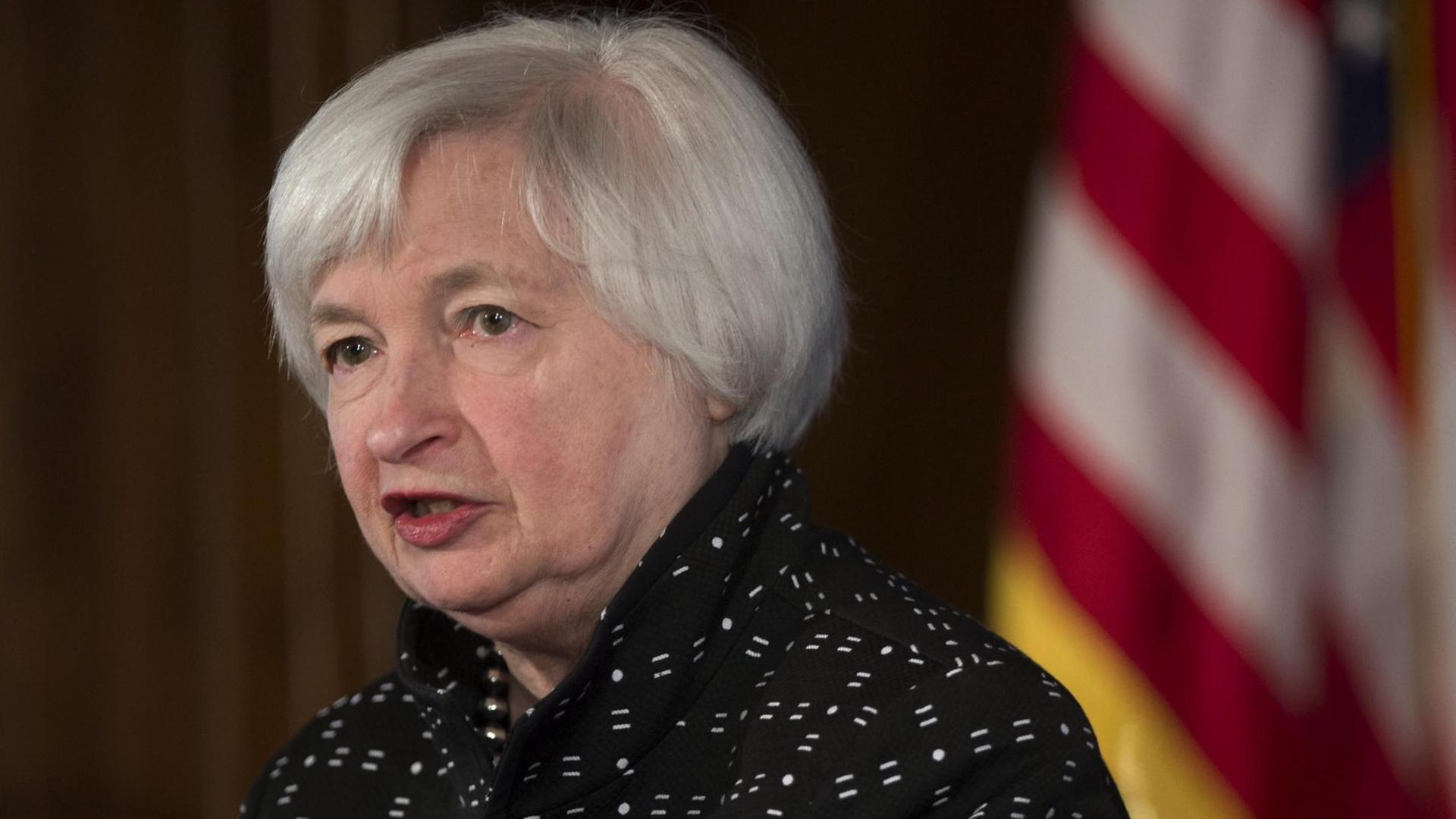 Die Präsidentin der US-Notenbank Fed, Janet Yellen.
