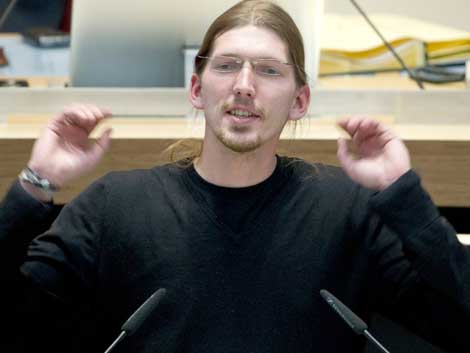 Der Abgeordnete der Piratenpartei, Martin Delius, Der Abgeordnete der Piratenpartei, Martin Delius,
