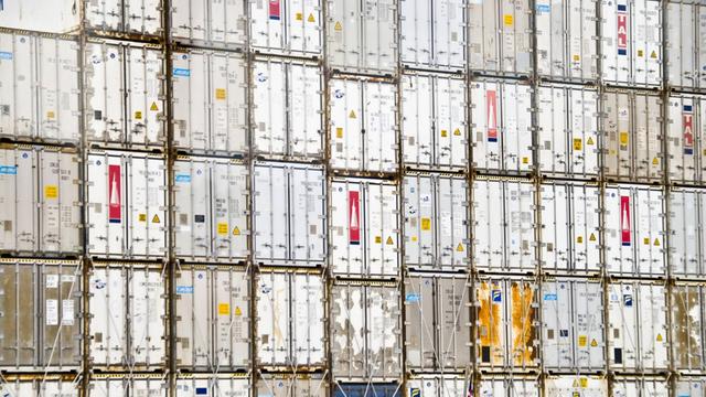 Container im Hamburger Hafen