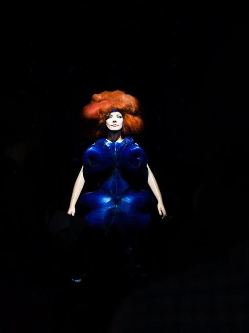 Die Ausstellung "Björk" im Museum of Modern Art in New York am 3.3.2015.
