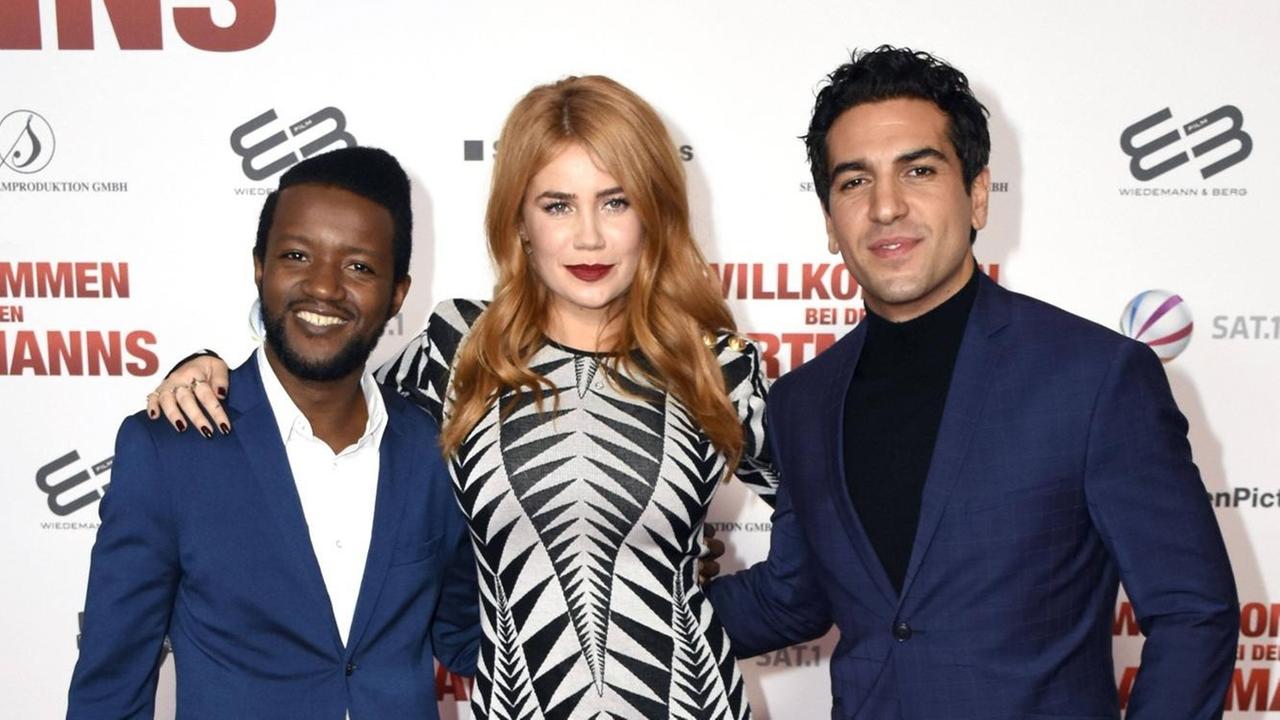 Eric Kabongo, Palina Rojinski und Elyas M. Barek aus "Willkommen bei den Hartmanns" Eric Kabongo, Palina Rojinski und Elyas M. Barek aus "Willkommen bei den Hartmanns"