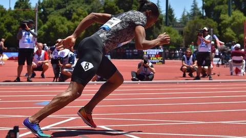 30. Juni 2019: Läuferin Caster Semenya startet bei einem Diamond League Athletics Prefontaine Classic an der Stanford University in Kalifornien.