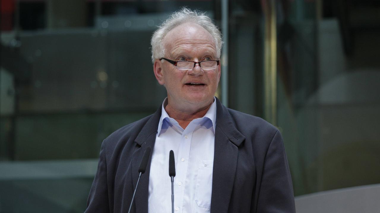 Der Soziologe Ulrich Beck auf einer Veranstaltung im Juni 2013.
