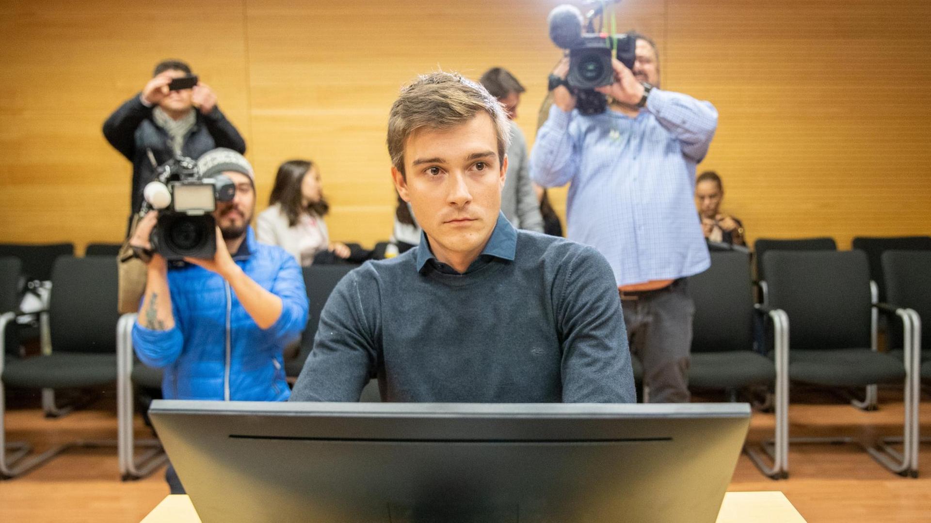 30.10.2019, Landesgericht, Innsbruck, AUT, Dopingprozess nach Operation Aderlass, Prozess gegen den Langlaeufer Max Hauke. 30.10.2019, Landesgericht, Innsbruck, AUT, Dopingprozess nach Operation Aderlass, Prozess gegen den Langlaeufer Max Hauke.