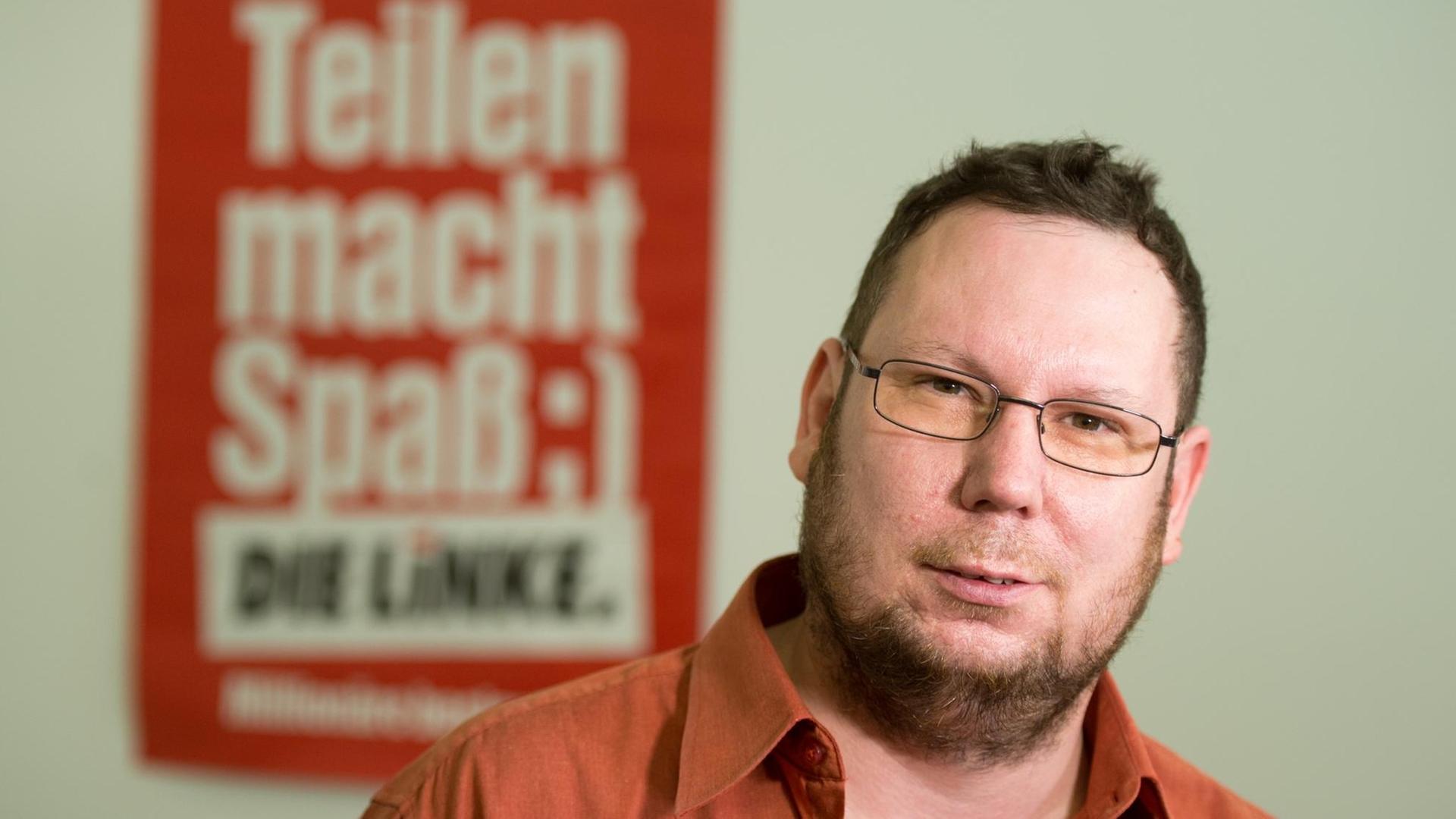 Der Fraktionsvorsitzende der Linken im Stadtrat von Freital, Michael Richter