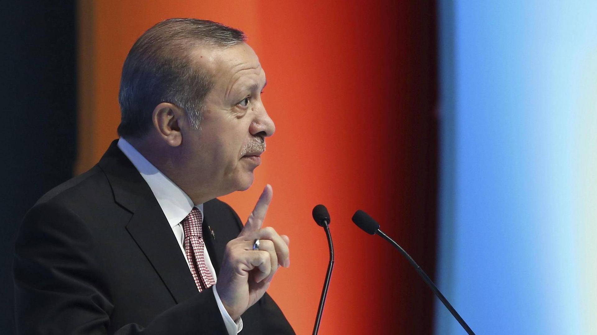 Der türkische Präsident Recep Tayyip Erdogan Der türkische Präsident Recep Tayyip Erdogan