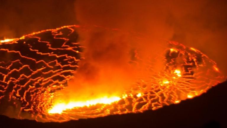 Lavasee des Nyiragongo Lavasee des Nyiragongo