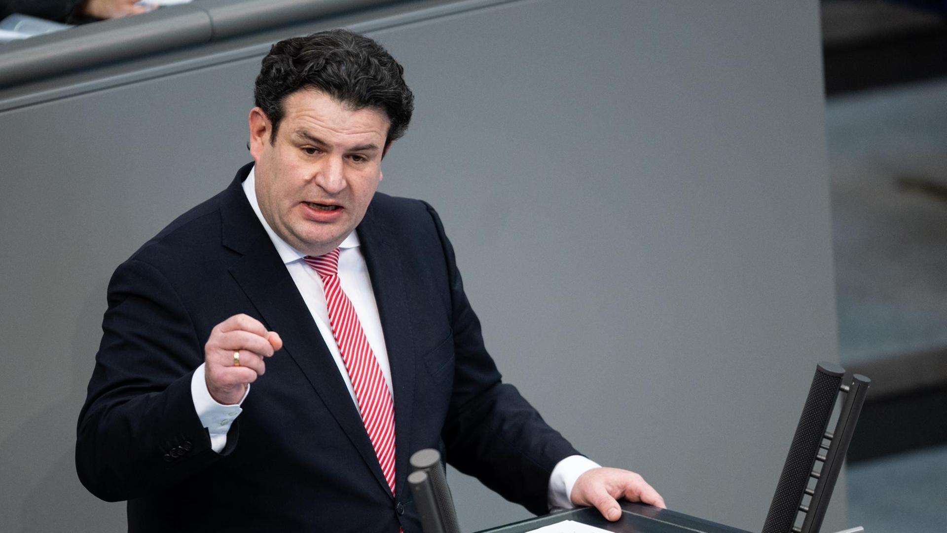 Bundesarbeitsminister Hubertus Heil (SPD) Bundesarbeitsminister Hubertus Heil (SPD)