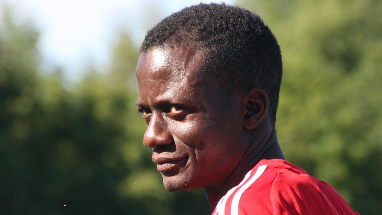 Allan Magoba beim Fußballturnier Allan Magoba beim Fußballturnier