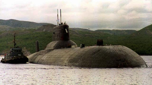 Ein russisches Atom-U-Boot (Archivbild aus dem Jahr 1995). 