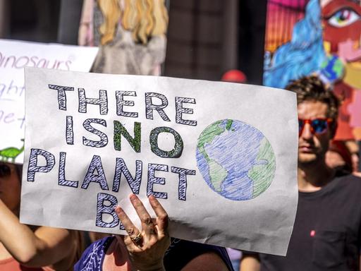 Mit Slogans wie "There is no Planet B" (Es gibt keinen Planeten B) forderten Schüler bei der Fridays-for-Future-Demonstration in New York Politiker zum Handeln gegen den Klimawandel auf. Bei der Klima-Demonstration am 20.09.2019 zogen nach Angaben der Organisatoren 250.000 vor allem junge Menschen durch Manhattan.