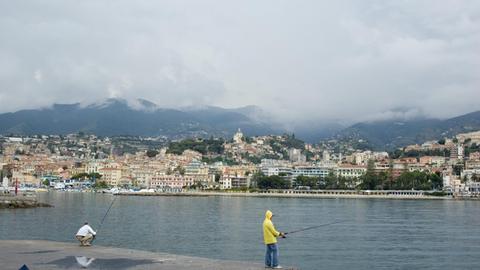 Der Hafen von Sanremo