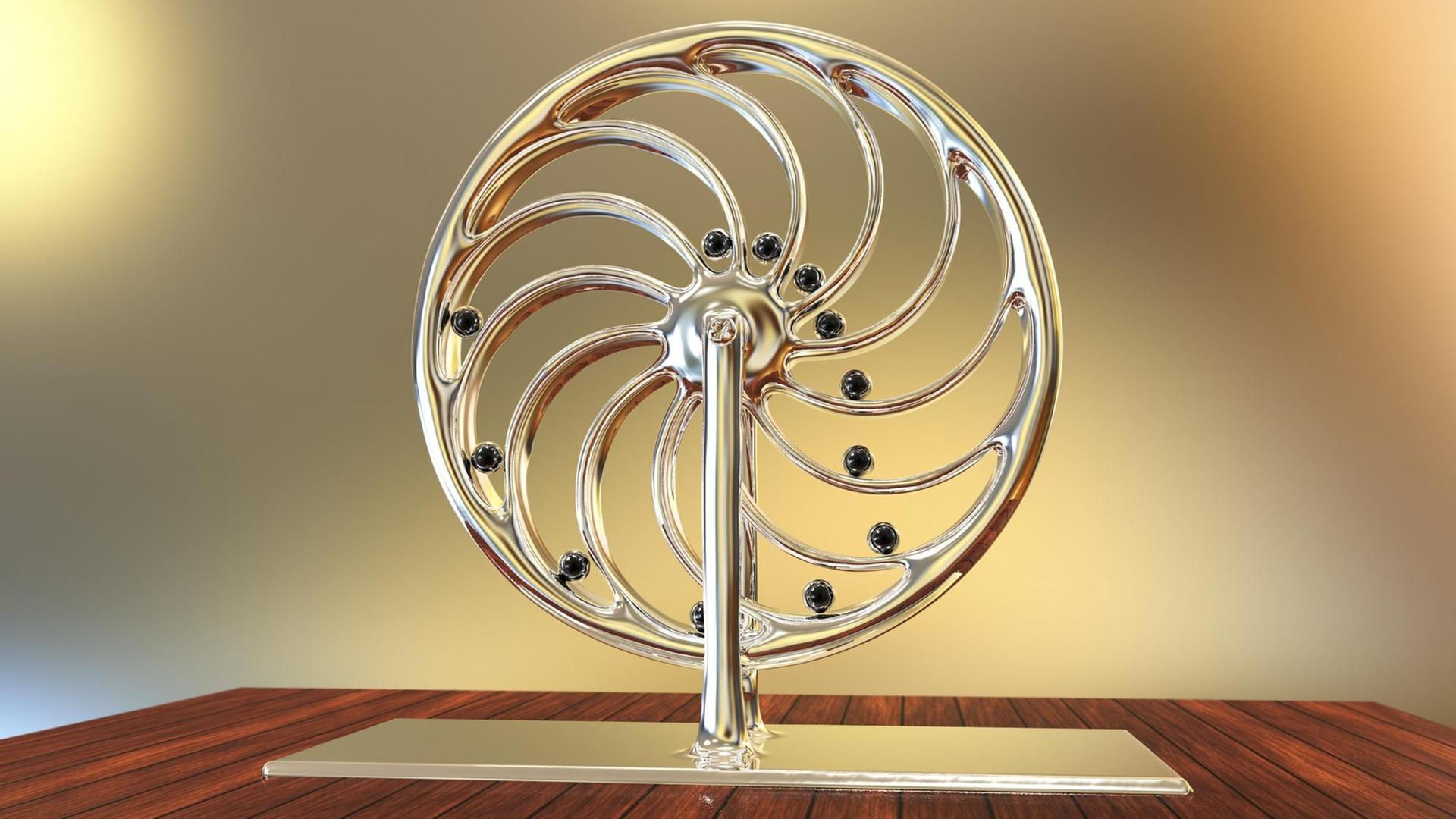 Perpetuum Mobile, 3D Illustration. Perpetuum Mobile, 3D Illustration.