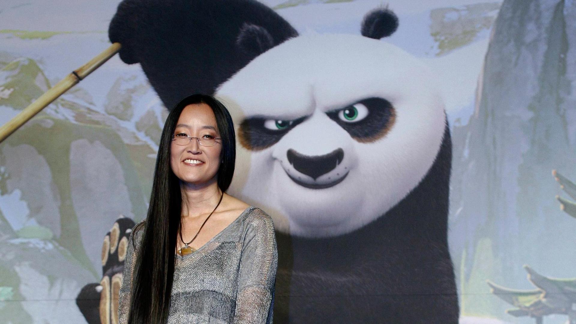 Regisseurin Jennifer Yuh Nelson während der Premiere des Films Kung Fu Panda 3" in Seoul. Regisseurin Jennifer Yuh Nelson während der Premiere des Films Kung Fu Panda 3" in Seoul.