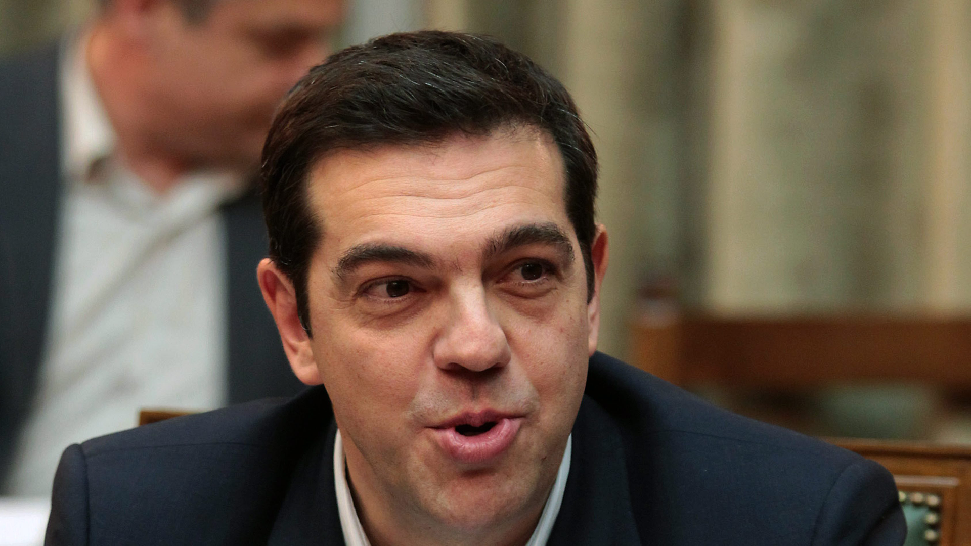 Griechenlands Ministerpräsident Alexis Tsipras bei seiner ersten Kabinettssitzung. Griechenlands Ministerpräsident Alexis Tsipras bei seiner ersten Kabinettssitzung.