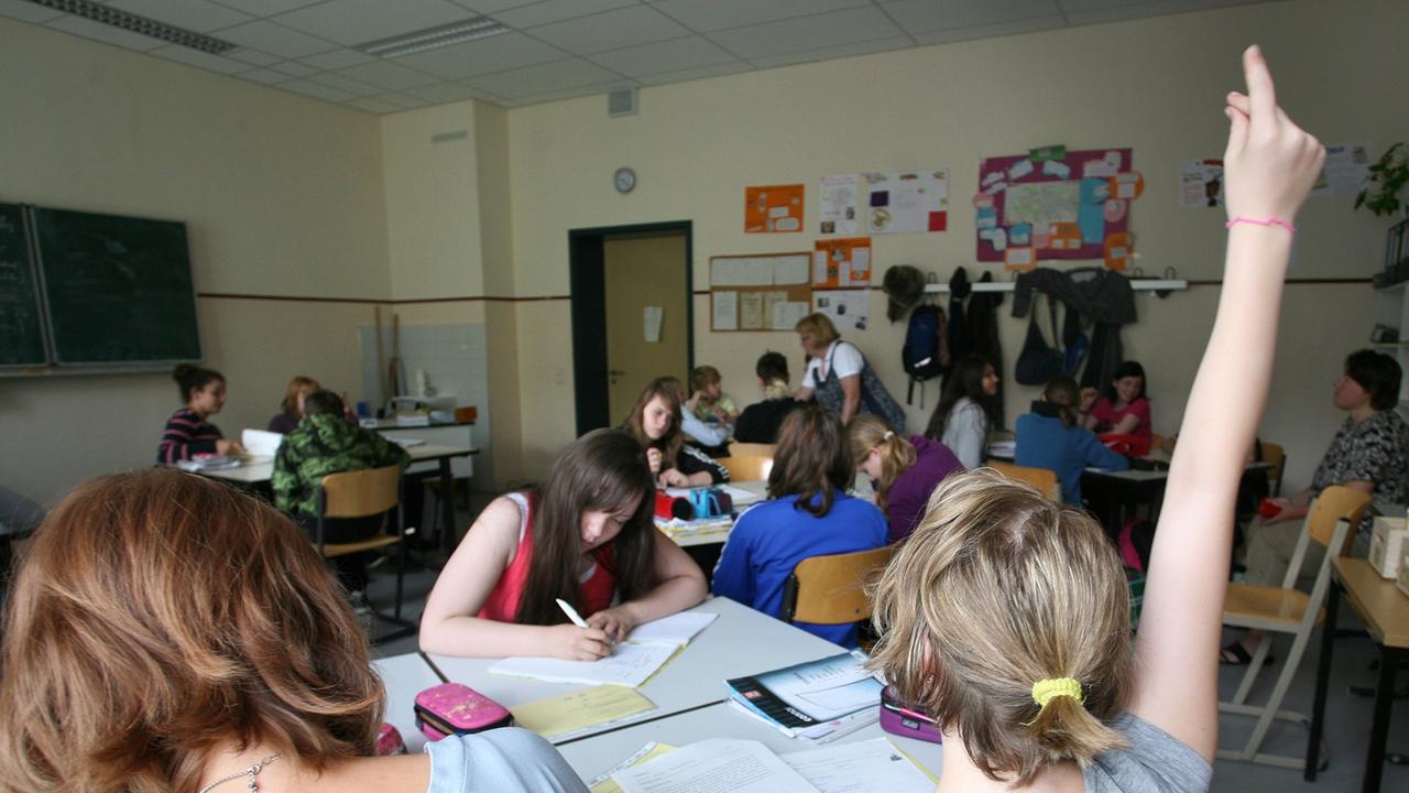 Unterricht an der Heinz-Brandt-Sekundarschule in Berlin-Weißensee. Unterricht an der Heinz-Brandt-Sekundarschule in Berlin-Weißensee.