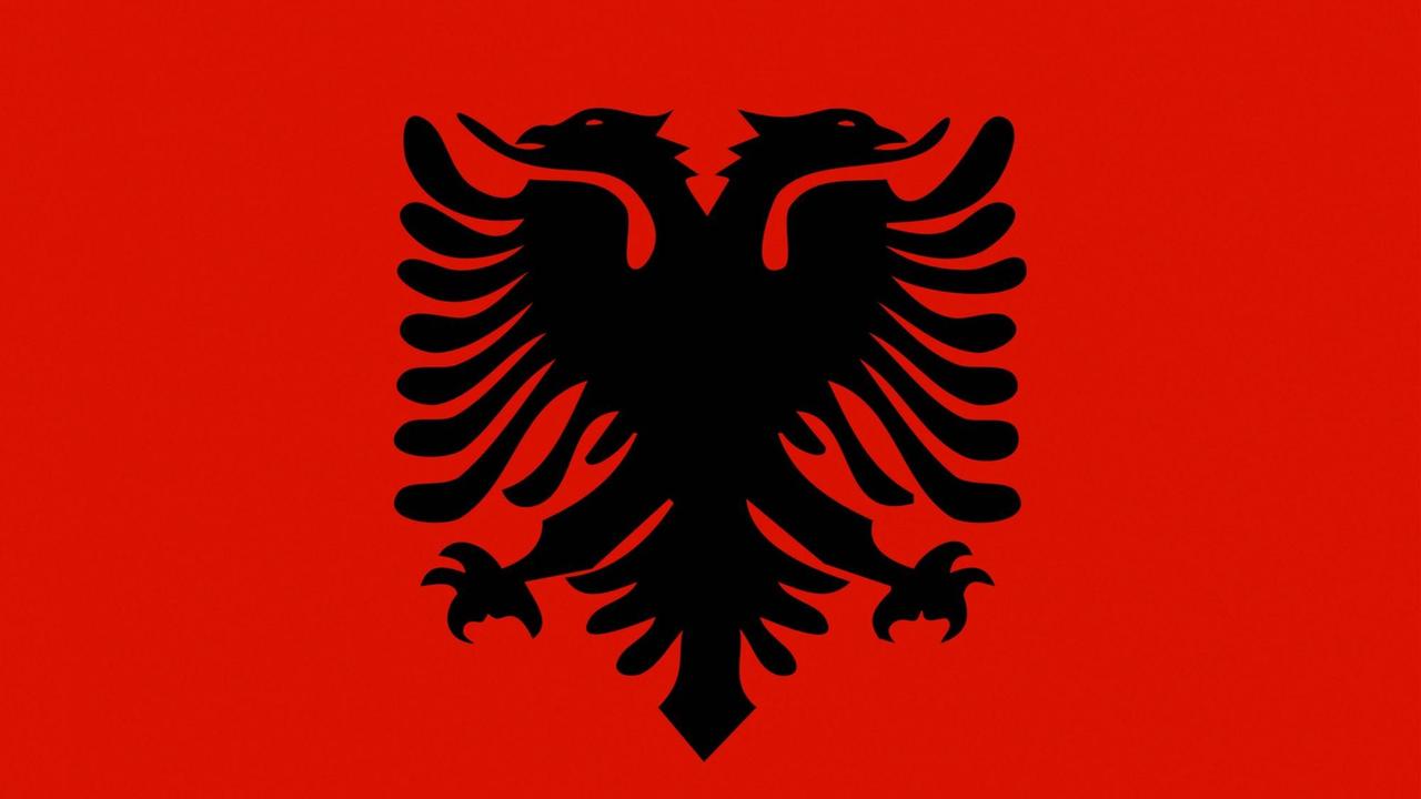 Flagge Albaniens Flagge Albaniens