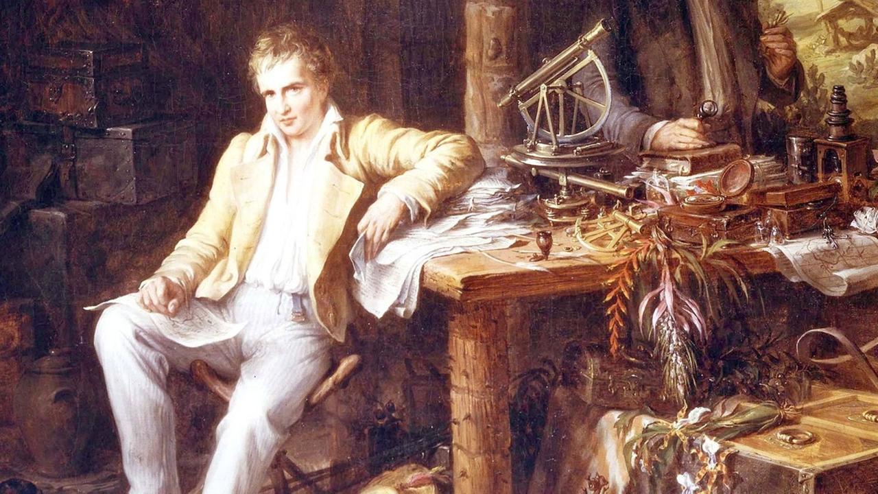 Naturforscher Alexander von Humboldt (l) und der Botaniker Aimé Bonpland Naturforscher Alexander von Humboldt (l) und der Botaniker Aimé Bonpland