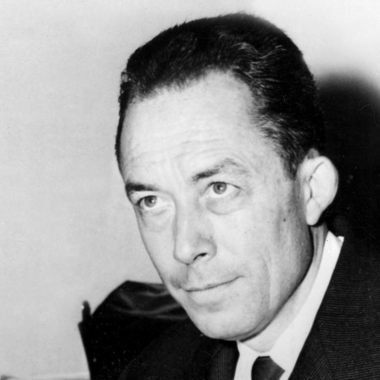 Der Schriftsteller Albert Camus im Jahr 1957

