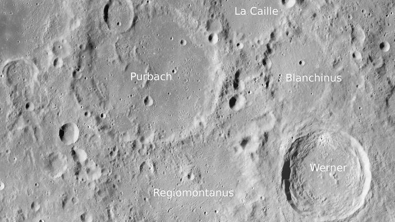 Der Mondkrater Purbach Der Mondkrater Purbach