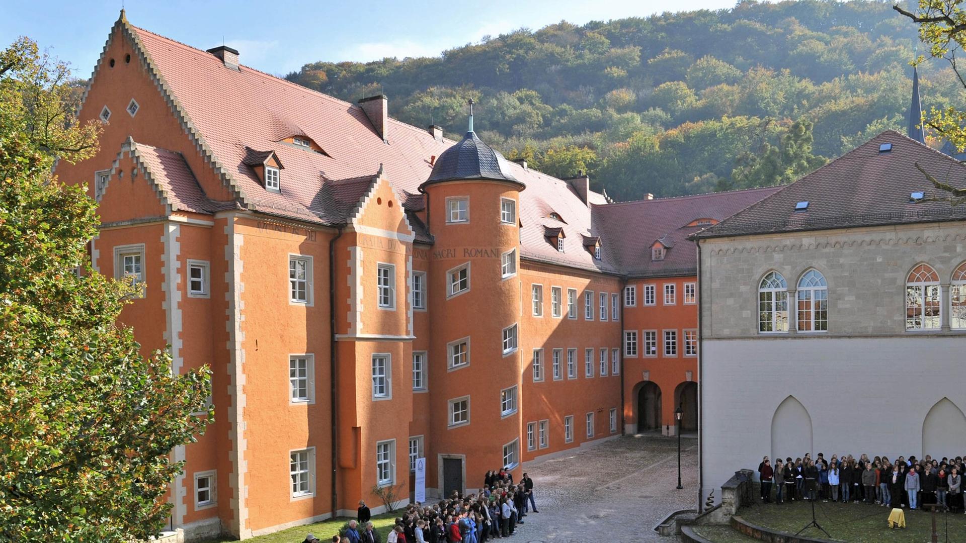 Das Landesgymnasium Schulpforta bei Bad Kösen in Thüringen. Das Landesgymnasium Schulpforta bei Bad Kösen in Thüringen.