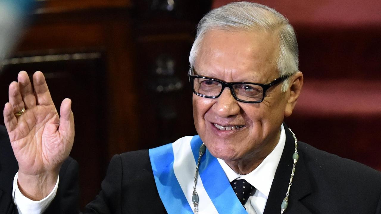 Guatemalas neuer Präsident Alejandro Maldonado Guatemalas neuer Präsident Alejandro Maldonado