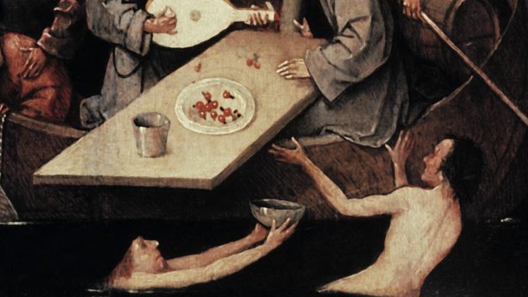 Hieronymus Bosch "Das Narrenschiff" Um 1450 - 1516. Öl auf Holz, 57,8 x 32,5 cm. Paris, Musee du Louvre. Hieronymus Bosch "Das Narrenschiff" Um 1450 - 1516. Öl auf Holz, 57,8 x 32,5 cm. Paris, Musee du Louvre.